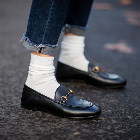 gucci horsebit loafers worn